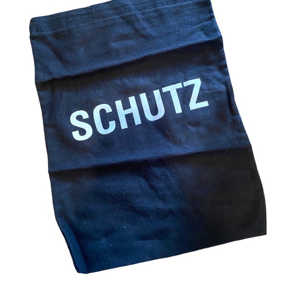 SCHUTZ WOMENS SUEDE PEEP TOE BOOTIE WITH FRONT SLIT BLACK 7.5 - Picture 7 of 10